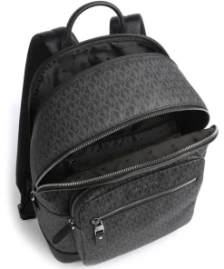 Hudson Rucksack Lederimitat schwarz