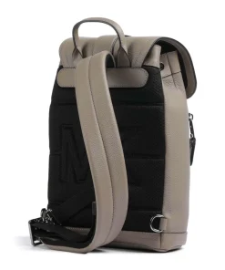 Hudson Slingbag genarbtes Rindsleder taupe