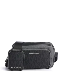 Hudson Umhängetasche Canvas schwarz/grau