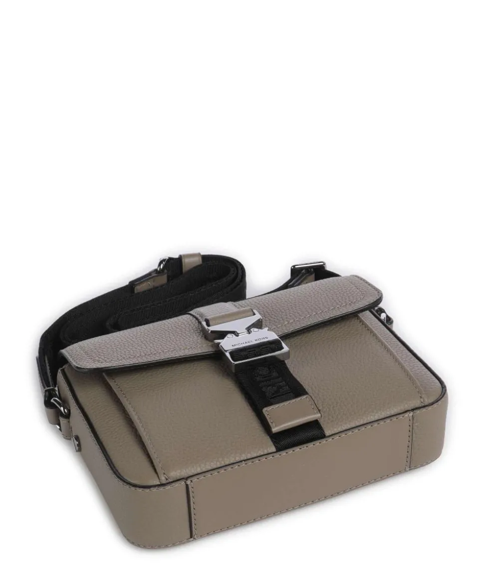 Hudson Umhängetasche genarbtes Rindsleder taupe