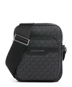 Hudson Umhängetasche Lederimitat schwarz