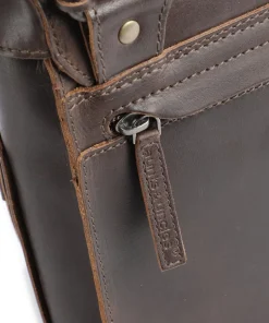 Hunter Jade Umhängetasche Büffelleder dunkelbraun