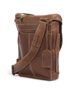 Hunter Jason Umhängetasche Büffelleder braun