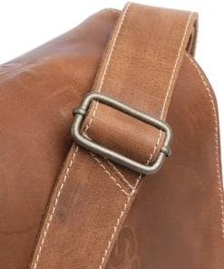 Hunter Medium Judd Kuriertasche Büffelleder tan