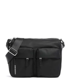 Hunter Schultertasche Nylon schwarz