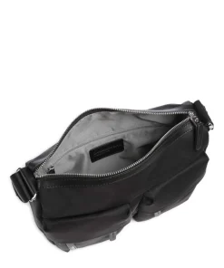 Hunter Schultertasche Nylon schwarz
