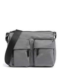 Hunter Schultertasche Nylon grau