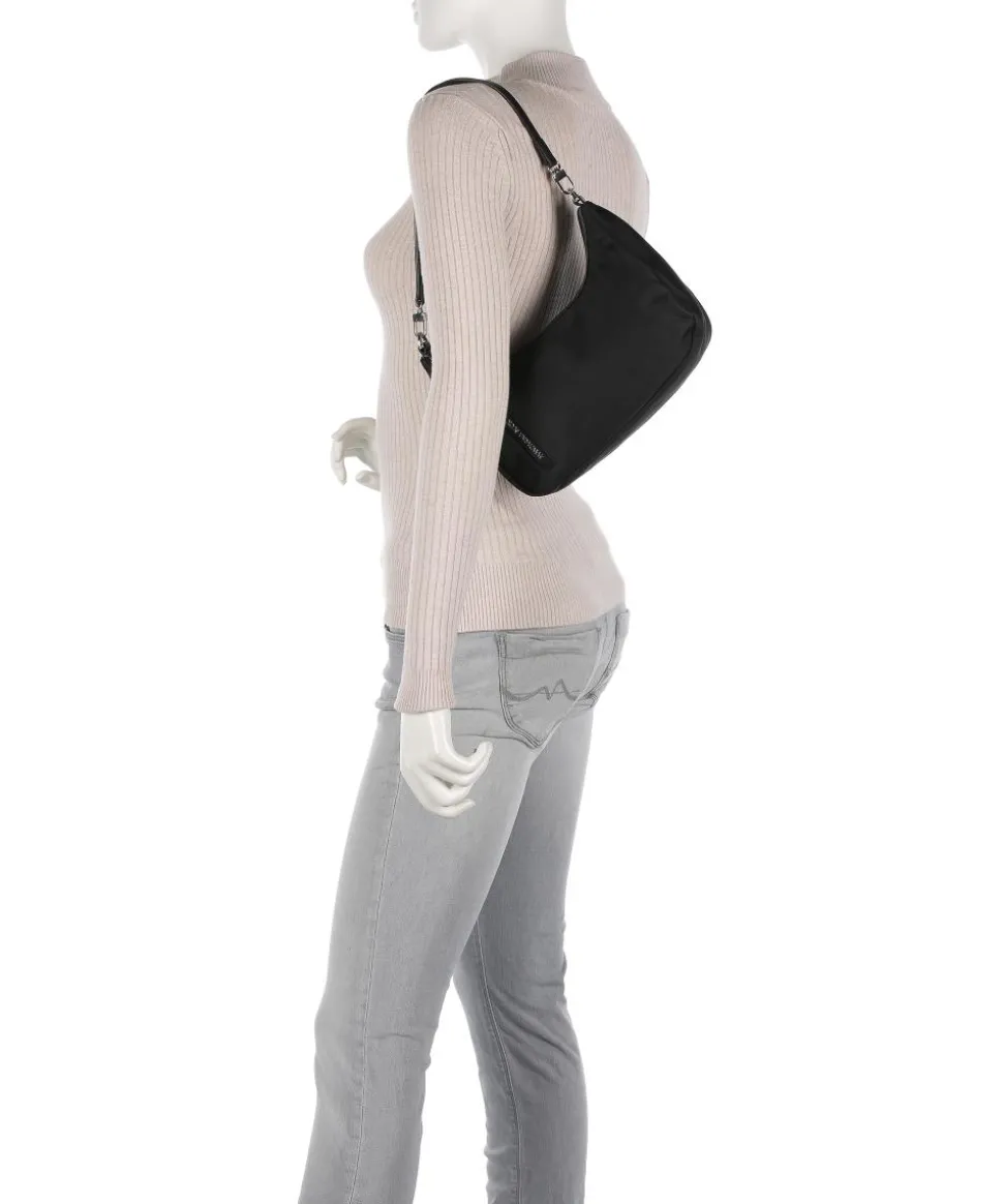 Hunter Schultertasche Nylon schwarz