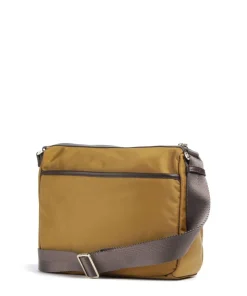 Hunter Schultertasche Nylon ocker