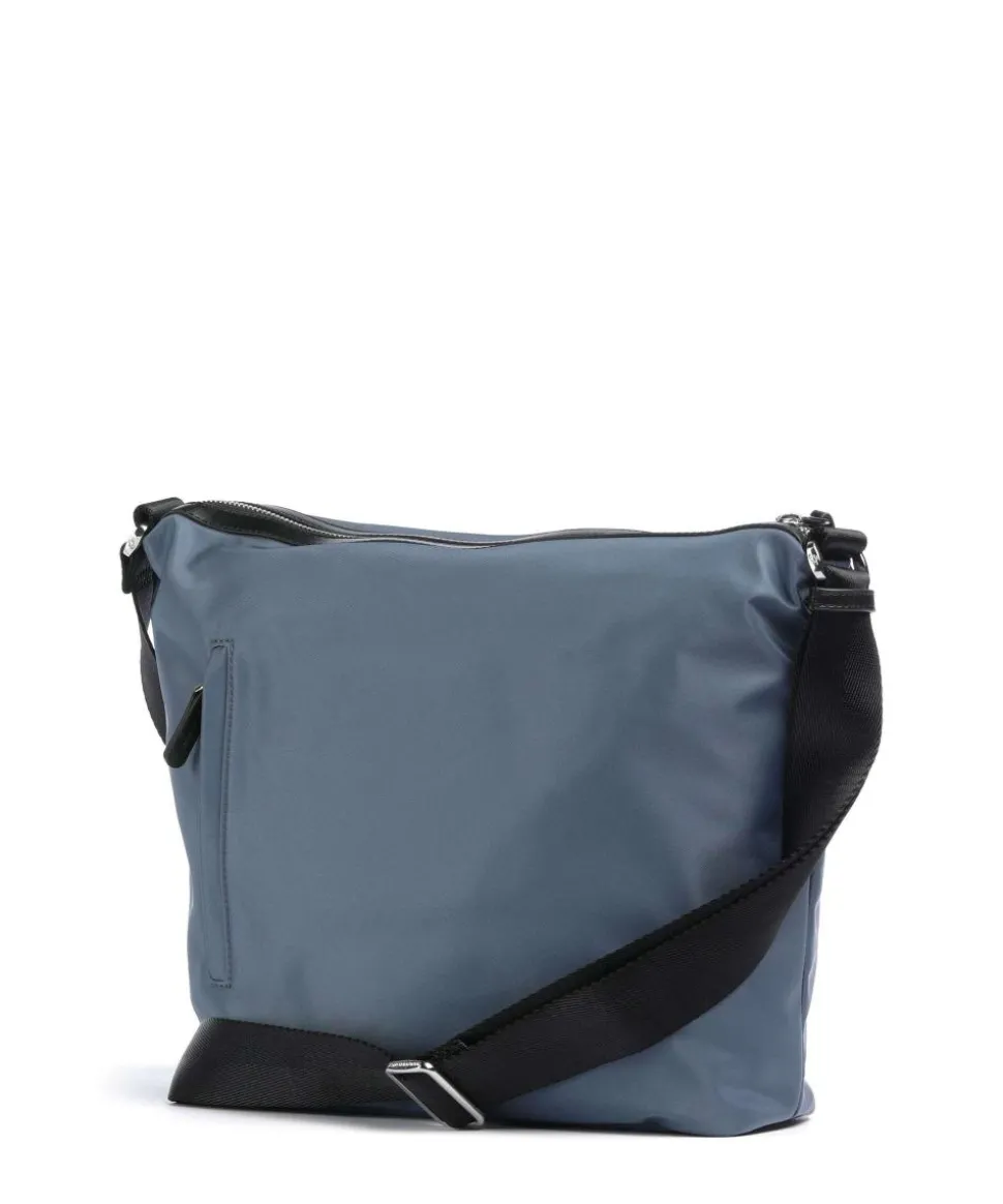 Hunter Schultertasche Polyester blaugrau