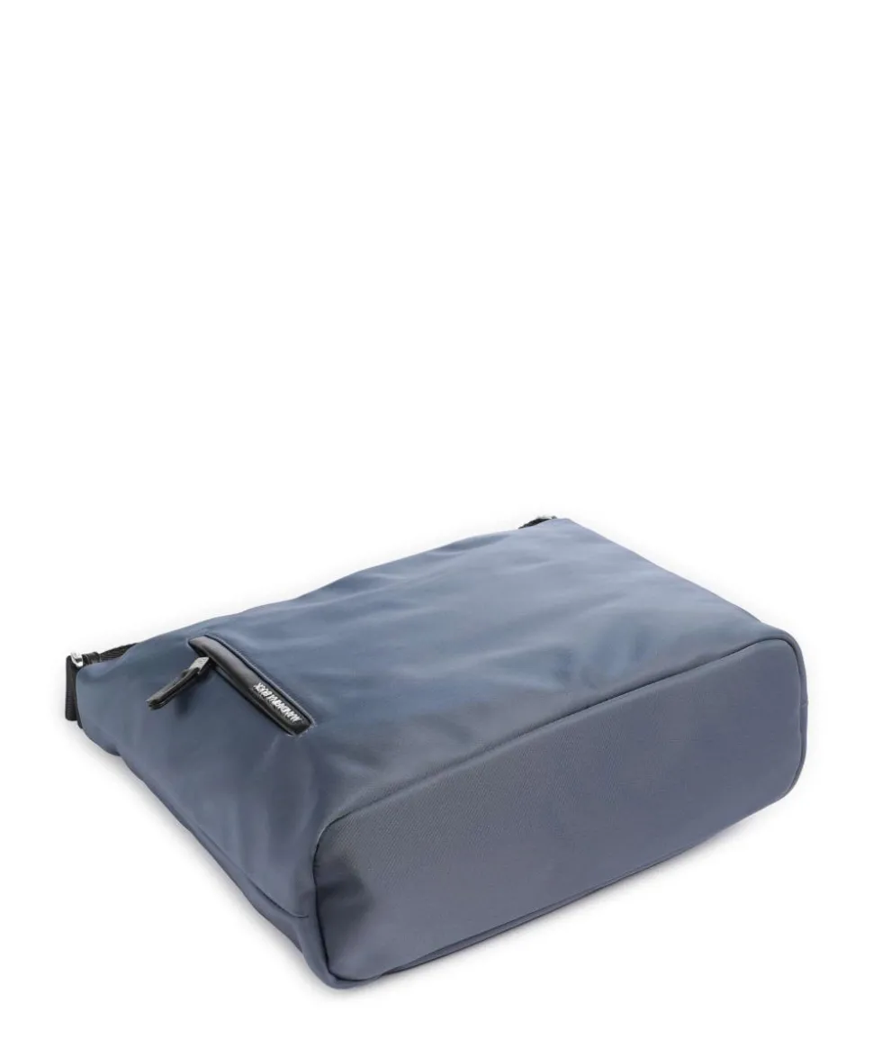 Hunter Schultertasche Polyester blaugrau