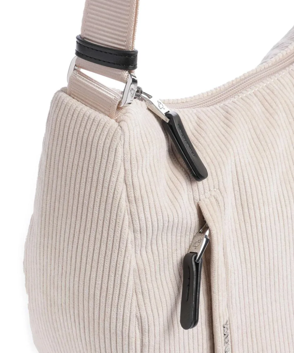 Hunter Velvet Umhängetasche Polyester creme