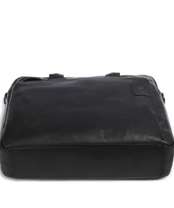Hyde Aktentasche 15″ genarbtes Leder schwarz