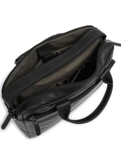 Hyde Aktentasche 15″ genarbtes Leder schwarz