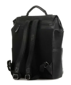 Hyde Laptop-Rucksack 15″ Leder schwarz