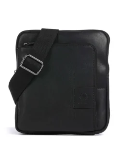 Hyde Park Brian Umhängetasche fein genarbtes Leder schwarz