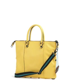 Icon G3 Plus Rucksack-Tasche genarbtes Kalbsleder gelb