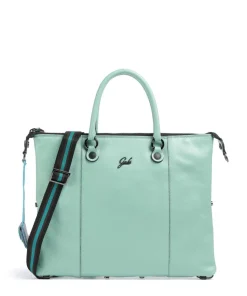 Icon G3 Plus Rucksack-Tasche genarbtes Kalbsleder türkis