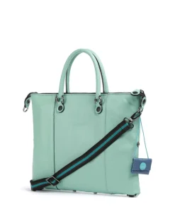 Icon G3 Plus Rucksack-Tasche genarbtes Kalbsleder türkis