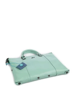 Icon G3 Plus Rucksack-Tasche genarbtes Kalbsleder türkis