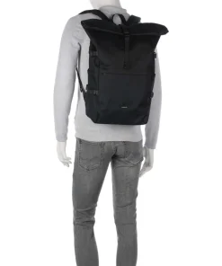 Icon L Rolltop Rucksack 16″ recyceltes Polyester schwarz