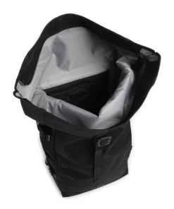 Icon L Rolltop Rucksack 16″ recyceltes Polyester schwarz