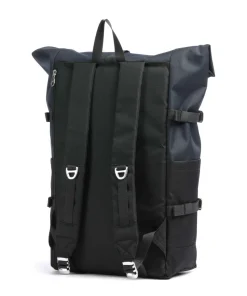 Icon L Rolltop Rucksack 16″ recyceltes Polyester schwarz/blau