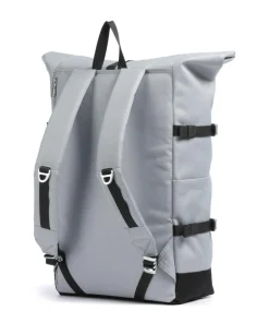 Icon L Rolltop Rucksack 16″ recyceltes Polyester grau/schwarz