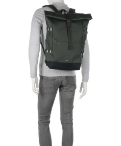 Icon L Rolltop Rucksack 16″ recyceltes Polyester dunkelgrün