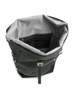 Icon L Rolltop Rucksack 16″ recyceltes Polyester dunkelgrün