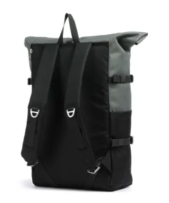 Icon L Rolltop Rucksack 16″ recyceltes Polyester schwarz/grün
