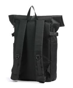 Icon M Rolltop Rucksack 14″ recyceltes Polyester schwarz