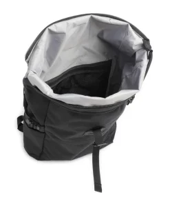 Icon M Rolltop Rucksack 14″ recyceltes Polyester schwarz