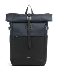 Icon M Rolltop Rucksack 14″ recyceltes Polyester schwarz/blau