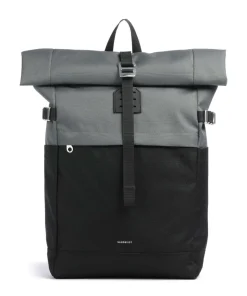 Icon M Rolltop Rucksack 14″ recyceltes Polyester schwarz/grün