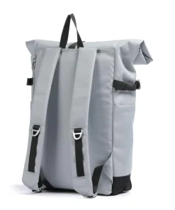 Icon M Rolltop Rucksack 14″ recyceltes Polyester hellgrau
