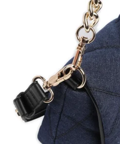 Icon M Schultertasche Baumwolle dunkelblau