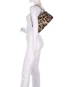 Icon M Schultertasche Kunstfell mehrfarbig