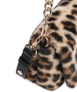 Icon M Schultertasche Kunstfell mehrfarbig