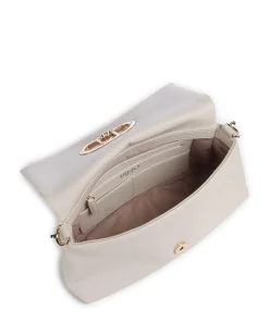 Icon M Schultertasche Lederimitat elfenbein