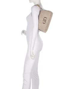 Icon M Schultertasche Polyester beige