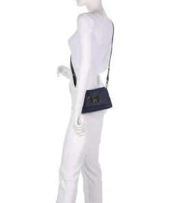 Icon S Schultertasche Baumwolle dunkelblau