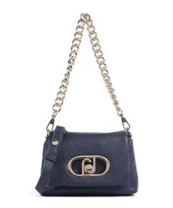 Icon S Schultertasche Lederimitat dunkelblau