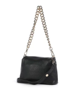 Icon S Schultertasche Lederimitat schwarz