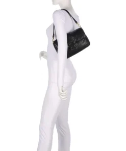 Iconic Snakes Puffy Schultertasche Lederimitat schwarz