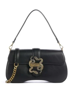 Iconic Snakes Schultertasche Lederimitat schwarz