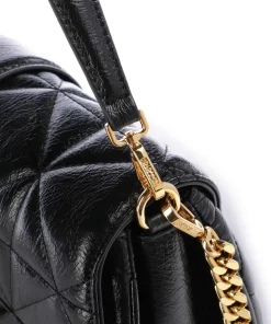 Iconic Snakes Schultertasche Lederimitat schwarz