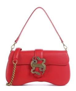 Iconic Snakes Schultertasche Lederimitat rot