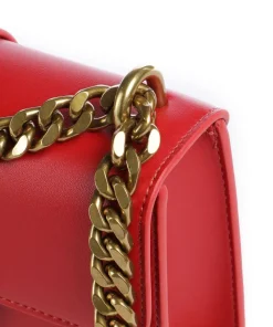 Iconic Snakes Schultertasche Lederimitat rot