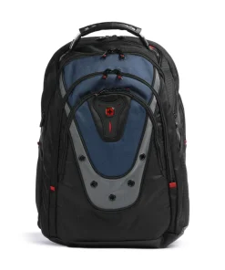 Icons Ibex Laptop-Rucksack 17″ recyceltes Polyester schwarz/blau